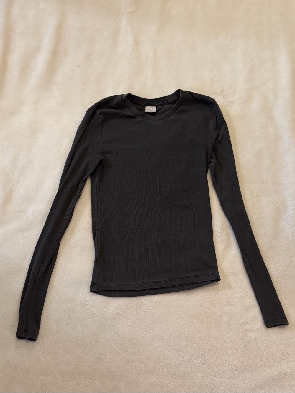 Aritzia - Homestretch Long-Sleeve Grey Tee